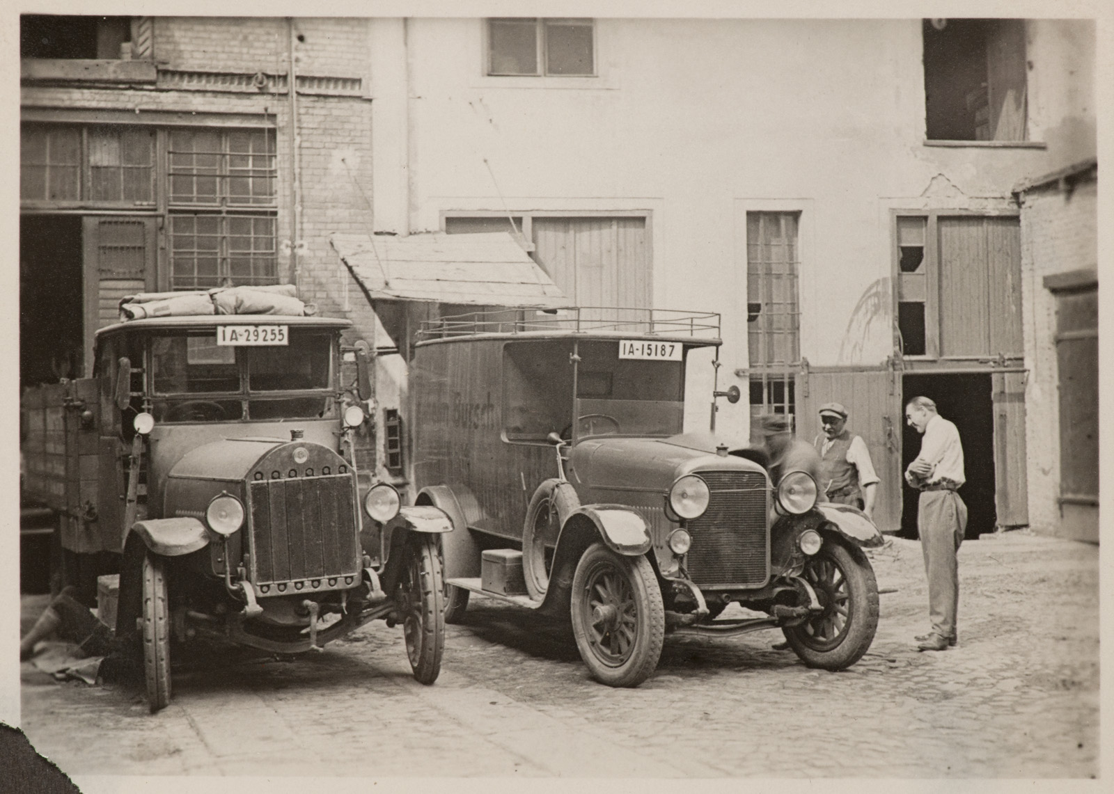 Fred Glaser on the loading dock
